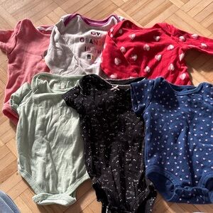 Colorful Baby Onesies Set